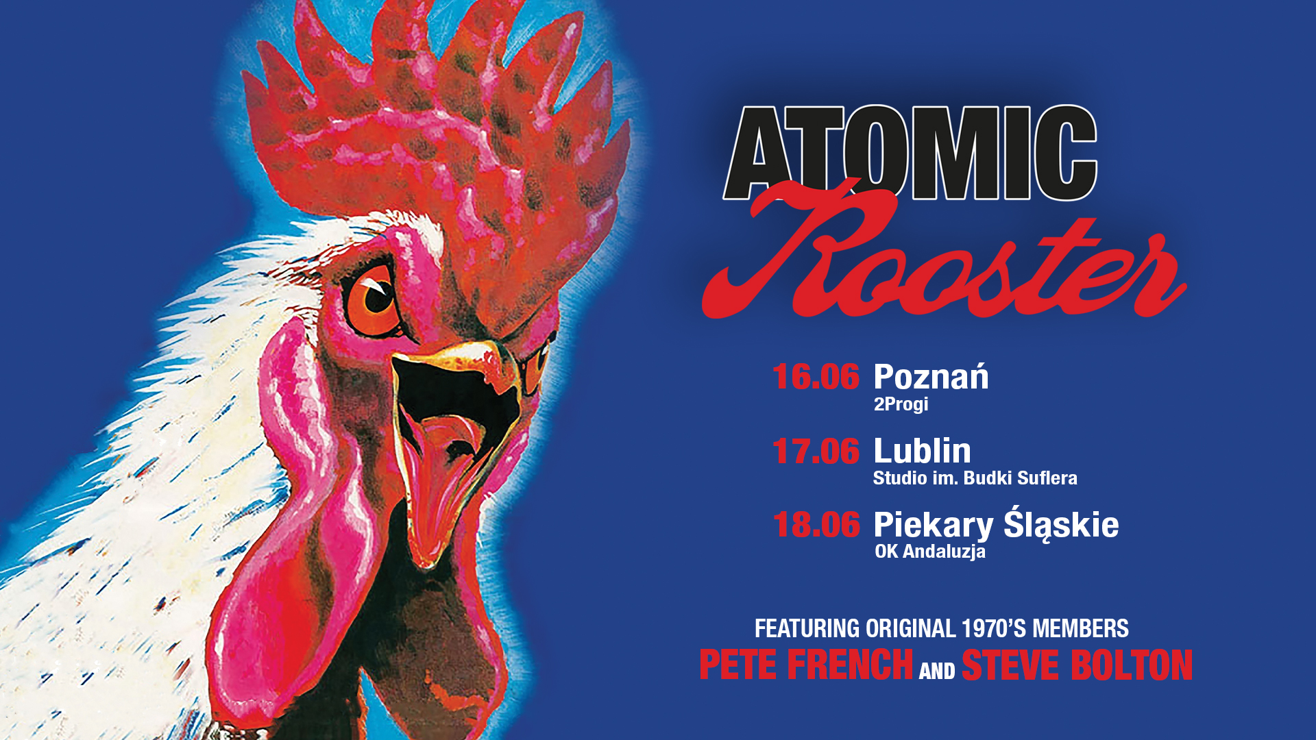 ATOMIC ROOSTER W ANDALUZJI!!!! 18.06.2023