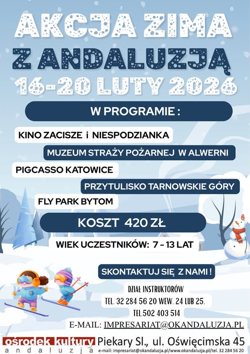 ❄️⛄AKCJA ZIMA z ANDALUZJĄ❄️