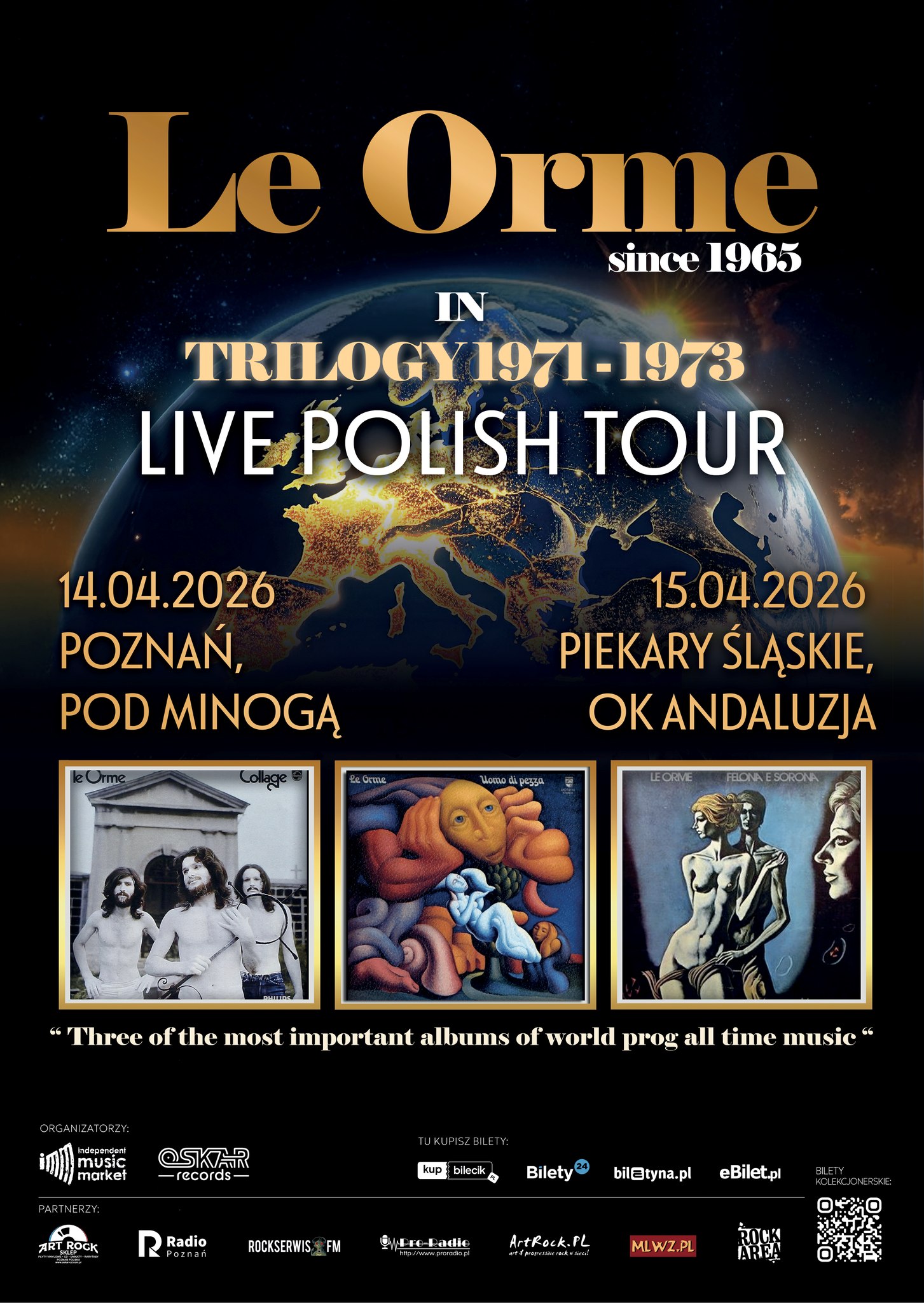 Le Orme in trilogy 1971-1973 – Live Polish Tour