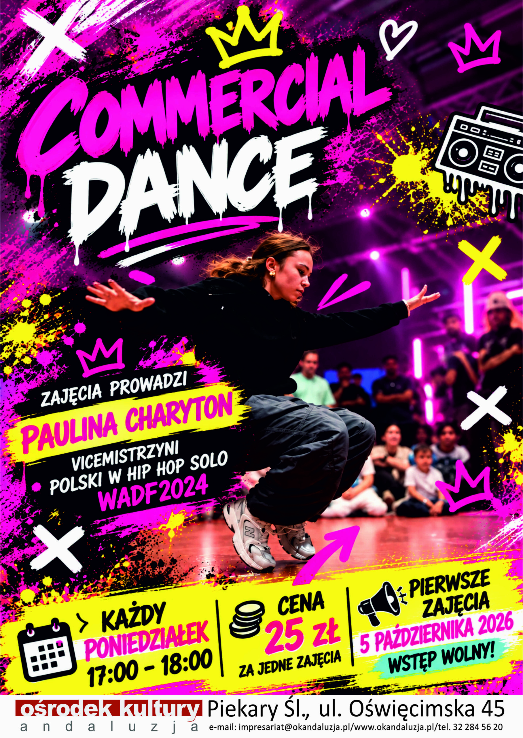 COMMERCIAL DANCE dla dzieci i młodzieży