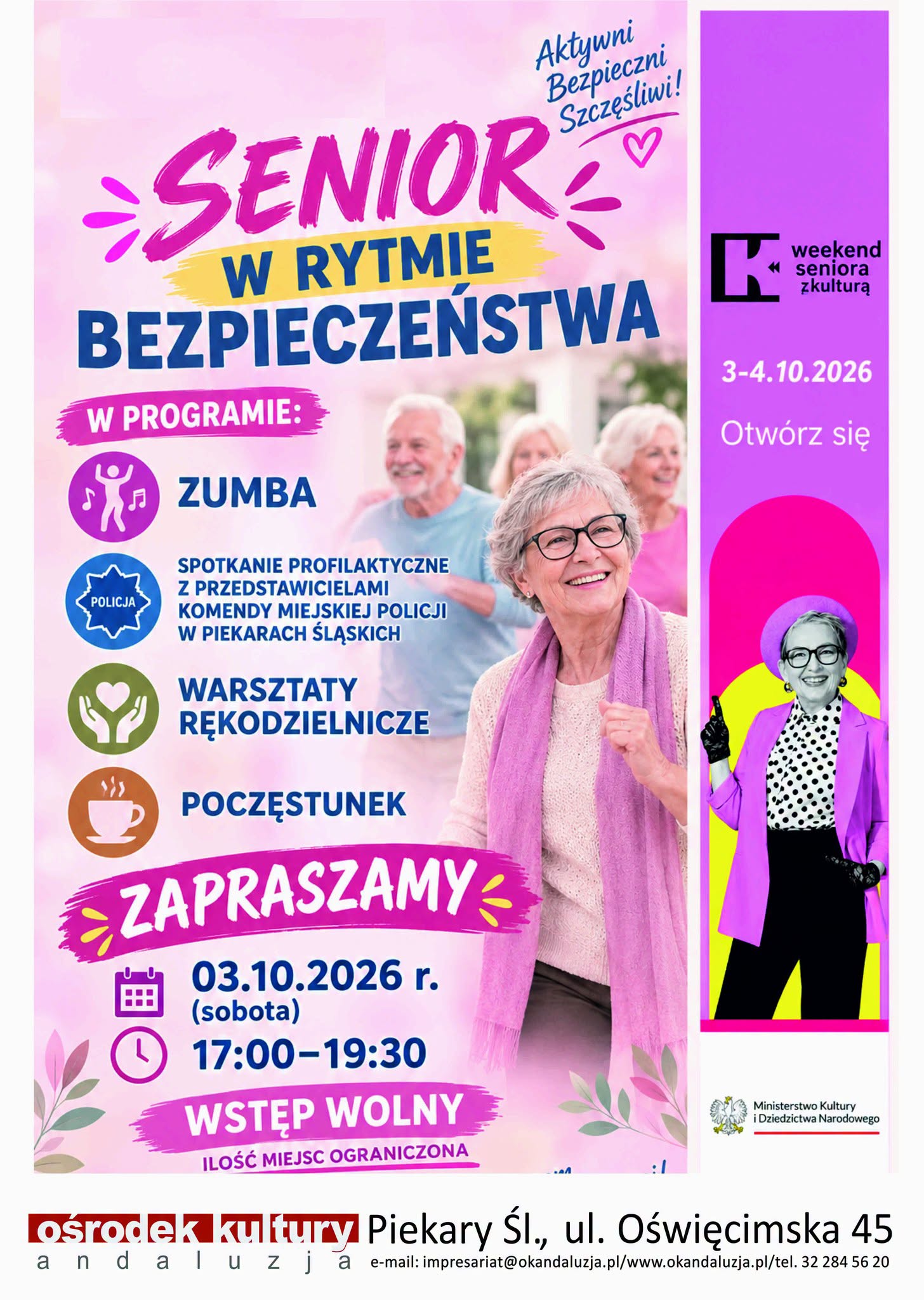 🎭💃WEEKEND SENIORA Z KULTURĄ🎭💃